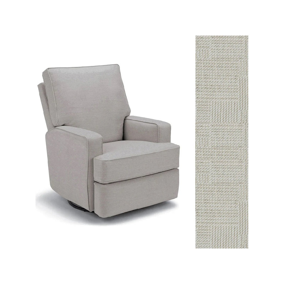 Storytime by Best Chairs Kersey Swivel Recliner- Bambi Baby