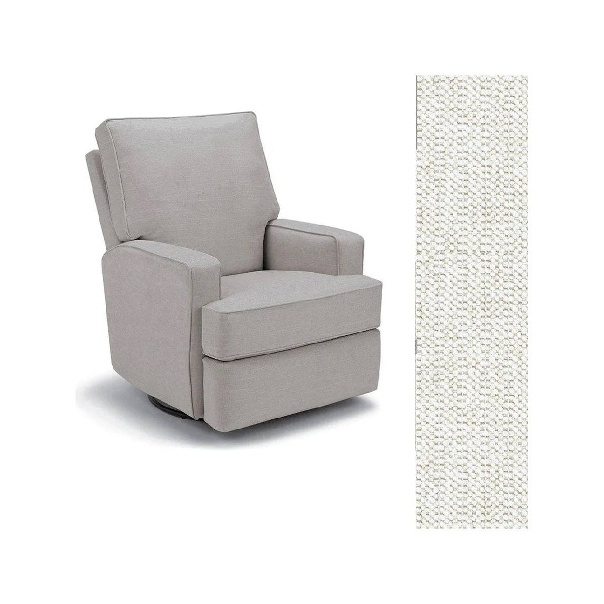 Storytime by Best Chairs Kersey Swivel Recliner- Bambi Baby