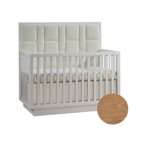 Natart Como Crib-To-Double With Upholstered Panel Boucle Beige