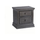 Distressed Granite Solid Wood Nursery Nightstand - 3/4 Front View | Bambi Baby