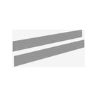 Graphite Solid Birch Double Bed Conversion Rails - Pair View | Bambi Baby
