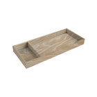 Toscano Wood Pali Changing Tray with Divider - Angle View | Bambi Baby
