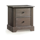 Mink Wood NEST Emerson Nightstand - Side Angle | Bambi Baby
