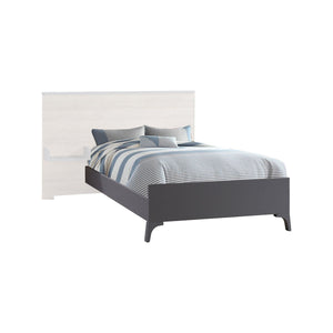 Tulip by Natart Metro Twin Bed Conversion Rails and Low Profile Footboard 39"