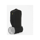 Black Veer Cruiser All-Terrain Stroller Travel Bag with Wheel Cutout - 3/4 Front View | Bambi Baby