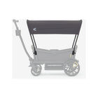 Charcoal Veer Sunshade XL - Side Profile Highlighting Canopy Mounting Arms on Cruiser Wagon | Bambi Baby