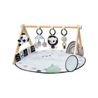 Tiny Love Black & White Gymini with Wooden Arch & Hanging Toys - Angled Product View | Bambi Baby