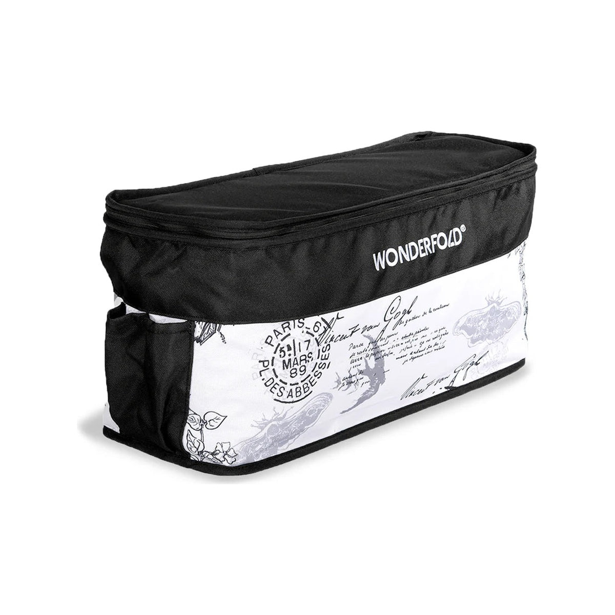 Tela para cesta trasera WonderFold W4 Elite Luxe - Bocetos de Van Gogh- Bambi Baby