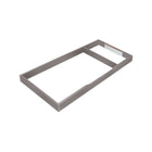 Gray Sorelle Universal Changing Topper for Double Dresser - Overhead Angle View | Bambi Baby