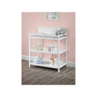 Snow White Oxford Baby Emerson Changing Station - Styled Nursery View | Bambi Baby
