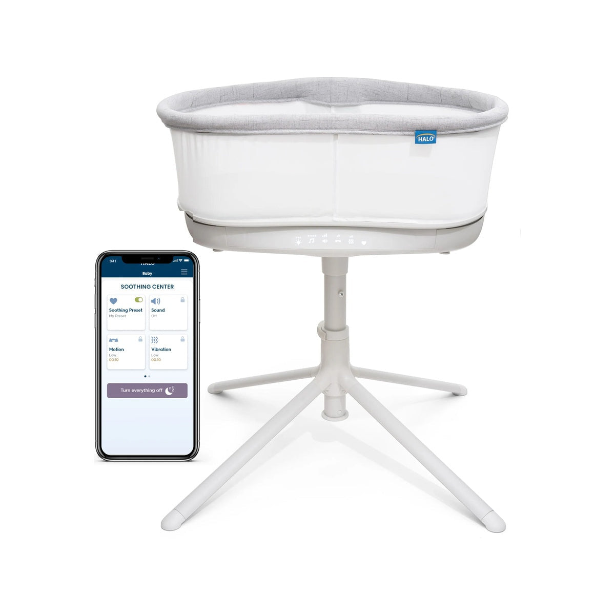 Halo BassiNest Connected Swivel Sleeper 3.0- Bambi Baby