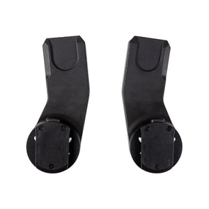 Black Silver Cross Reef Car Seat Adapter Pair - Angled Detail View | Bambi Baby
