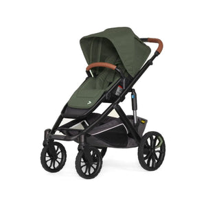Veer Switch&Roll Leather Kit Stroller (Switchback Seat & Roll Frame, Leather Grips for Handle and Armbar)