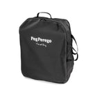 Black Fabric PEG City Loop Stroller Travel Bag - Logo Detail Three-Quarter View | Bambi Baby