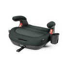 Dark Green PEG Viaggio Shuttle 120 Booster Car Seat with Cup Holder - Three Quarter View | Bambi Baby