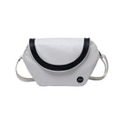 Snow White mima Trendy Changing Bag with Black Trim - Front View | Bambi Baby