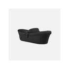 Black mima Xari Max Bassinet - Angled View with Latch Detail | Bambi Baby