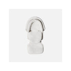 White Cushioned mima Baby Headrest - Flat Lay | Bambi Baby