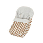 Saco para cochecito de bebé Orbit en color castaño a cuadros