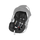 Charcoal Merino Wool Car Seat Liner - Installed View in G5+ Infant Seat | Bambi Baby