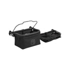 Black Orbit Baby Stroller Pannier Set - Both Bags Unfolded and Flat, Angled View | Bambi Baby