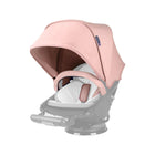 Blush Orbit Baby G5 Stroller Canopy UPF 50+ - Overhead Extended Coverage View | Bambi Baby