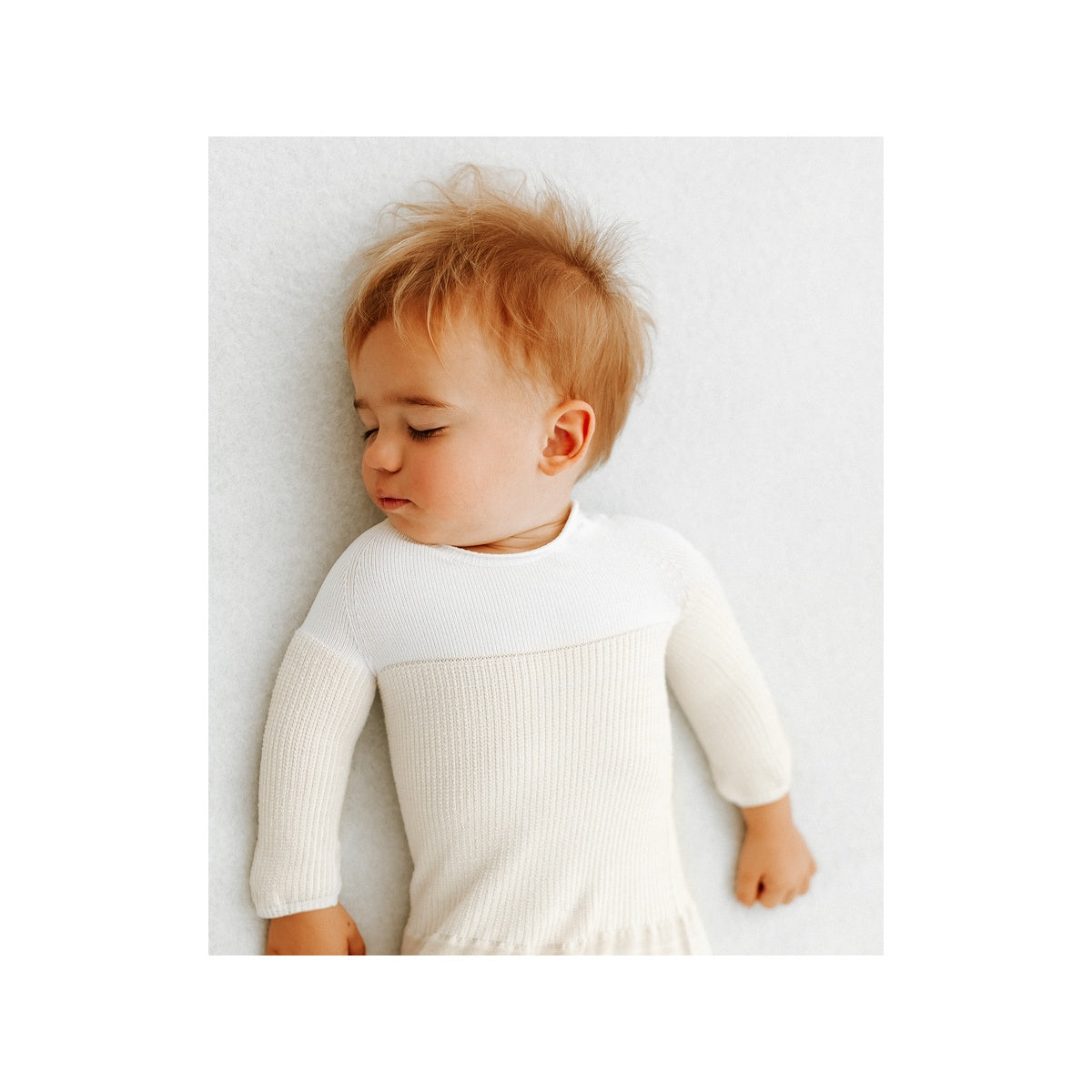 Swaddelini Bamboo Blend Beige Arms Out™ Long Sleeve Sleep Sack- Bambi Baby