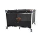 Black Mesh Venice Child DayDreamer Playard with Frog Toy - Front Three Quarter View | Bambi Baby