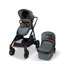 Cochecito tándem Venice Child Ventura individual o doble con asiento y pie y capazo
