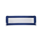 Blue Fabric Toddler Bed Guard Rail - Mesh Panel Detail | Bambi Baby