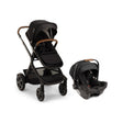 Nuna PIPA Urbn and DEMI Next with Rider Board Travel System in Caviar - Bambi Baby