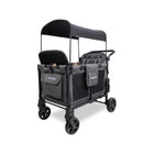 Charcoal Gray WonderFold W4 Elite Pro 4-Seat Stroller Wagon - Side Angle View | Bambi Baby