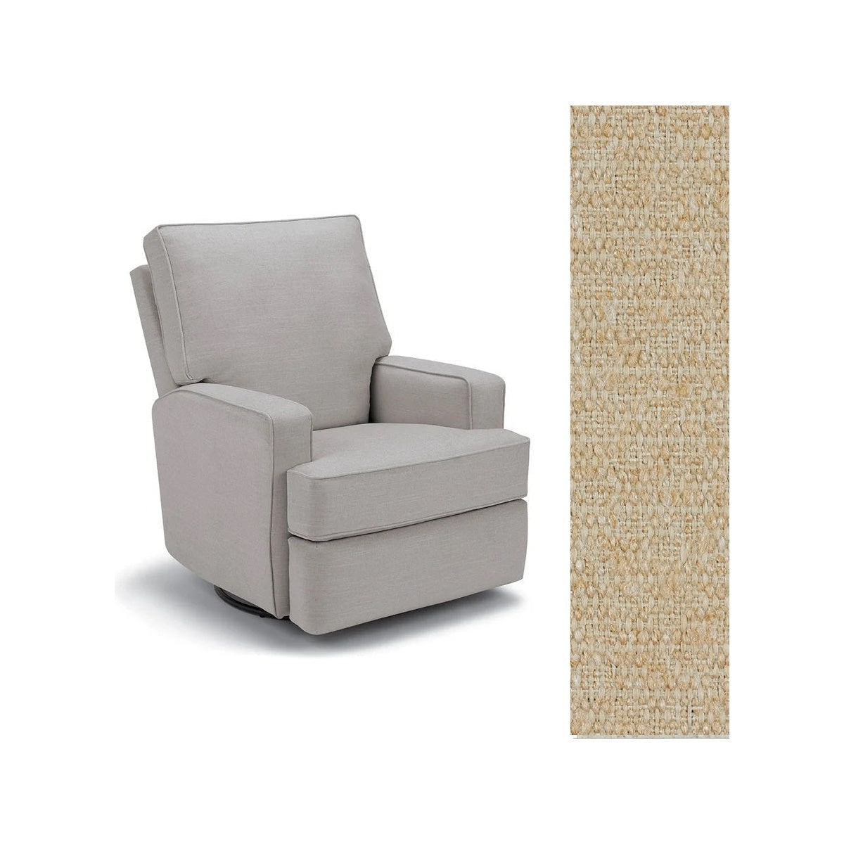 Storytime by Best Chairs Kersey Swivel Recliner- Bambi Baby