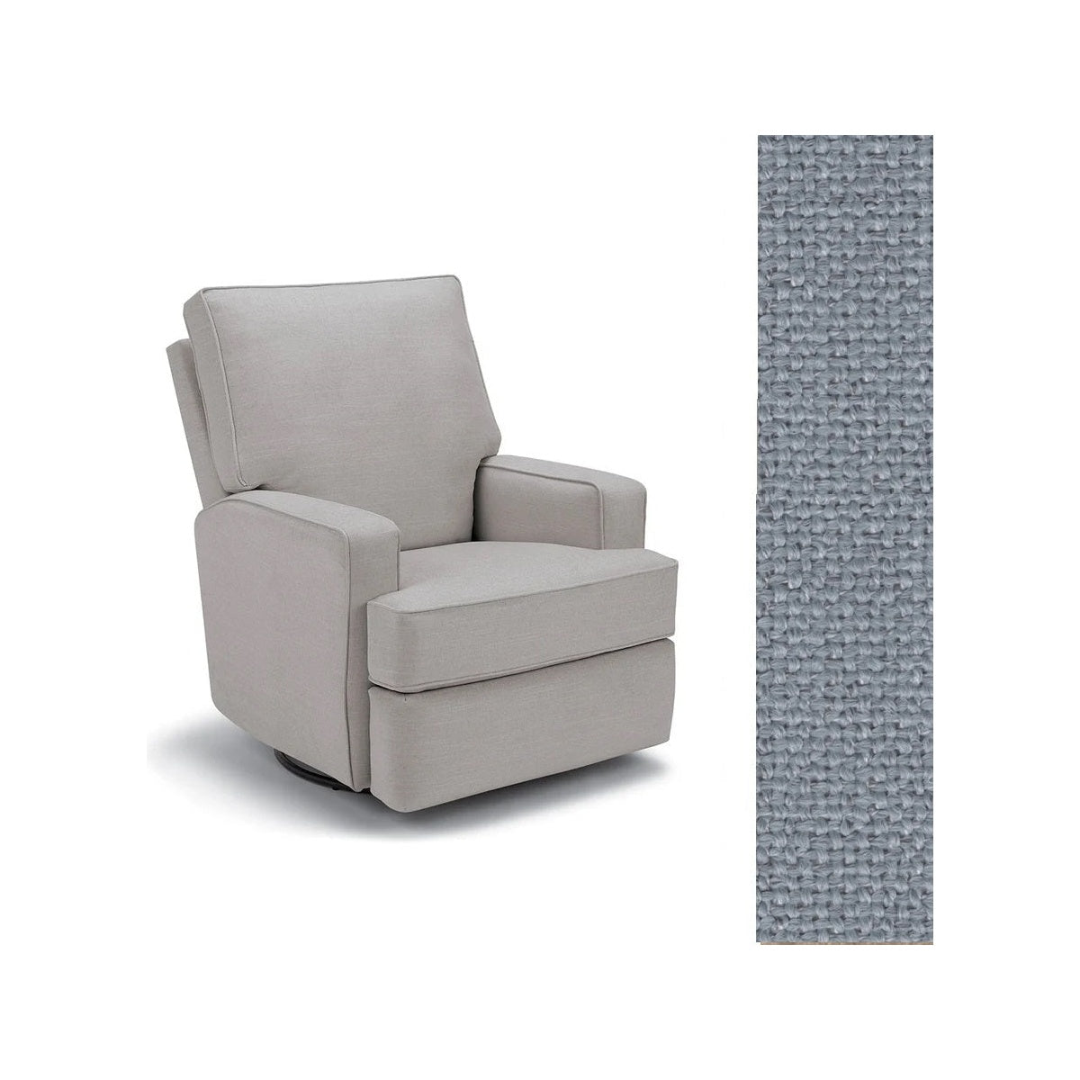 Storytime by Best Chairs Kersey Swivel Recliner- Bambi Baby