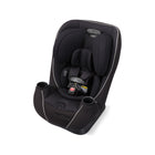 Caspian Caviar Black Maxi Cosi Pria Max Convertible Car Seat - Angled Side View with Cup Holders | Bambi Baby