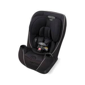 Caspian Caviar Black Maxi Cosi Pria Max Convertible Car Seat - Angled Side View with Cup Holders | Bambi Baby