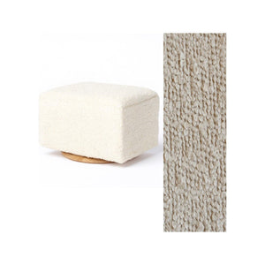 Otomana Oilo con base rectangular pequeña de madera