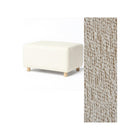 Oilo Ottoman Wide Rectangle Wood Base