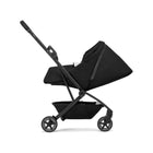 Space Black Joolz Aer2 Nest to Seat Newborn Nest on Stroller Frame - Side View | Bambi Baby