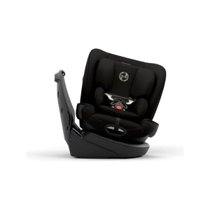 Black CYBEX Callisto G 360 Select All-in-One Convertible Car Seat - Angled Front View | Bambi Baby