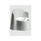 Gray BabyBjörn Potty Chair with White Removable Inner Seat - Three Quarter View | Bambi Baby