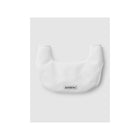 White Quilted BabyBjörn Bib for Baby Carrier Harmony - Front View on White | Bambi Baby