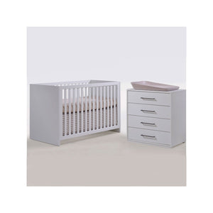 Tulip by Natart Contempo Crib with 4 Drawer Dresser