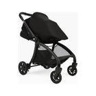 Black Mesh DFY R1 Stroller Sunshade - 3/4 Rear View with Full Coverage | Bambi Baby