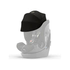 Black CYBEX Callisto G 360 Select Sun Canopy - Front View on Car Seat | Bambi Baby