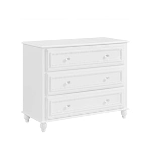 Cómoda Oxford Baby Briella de 3 cajones - Blanco