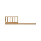 Honey Wood Crib-to-Toddler Bed Guard Rail - Side Profile | Bambi Baby