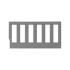 Dove Gray Wood Slatted Toddler Bed Guard Rail - Isolated View | Bambi Baby