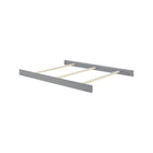 Farmhouse Gray Wood Full Bed Conversion Rails - Top-Down Angle View | Bambi Baby