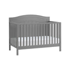 Dove Gray Solid Wood Oxford Baby North Bay 4-in-1 Convertible Crib - 3/4 Angle | Bambi Baby